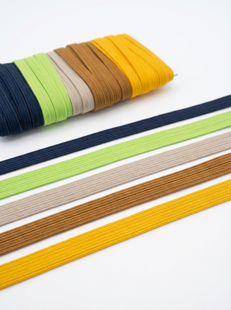 Set Elástico Plano 6 mm para Libretas, Agenda y Costura "Mix Bosque" 🌳🎨📦✨