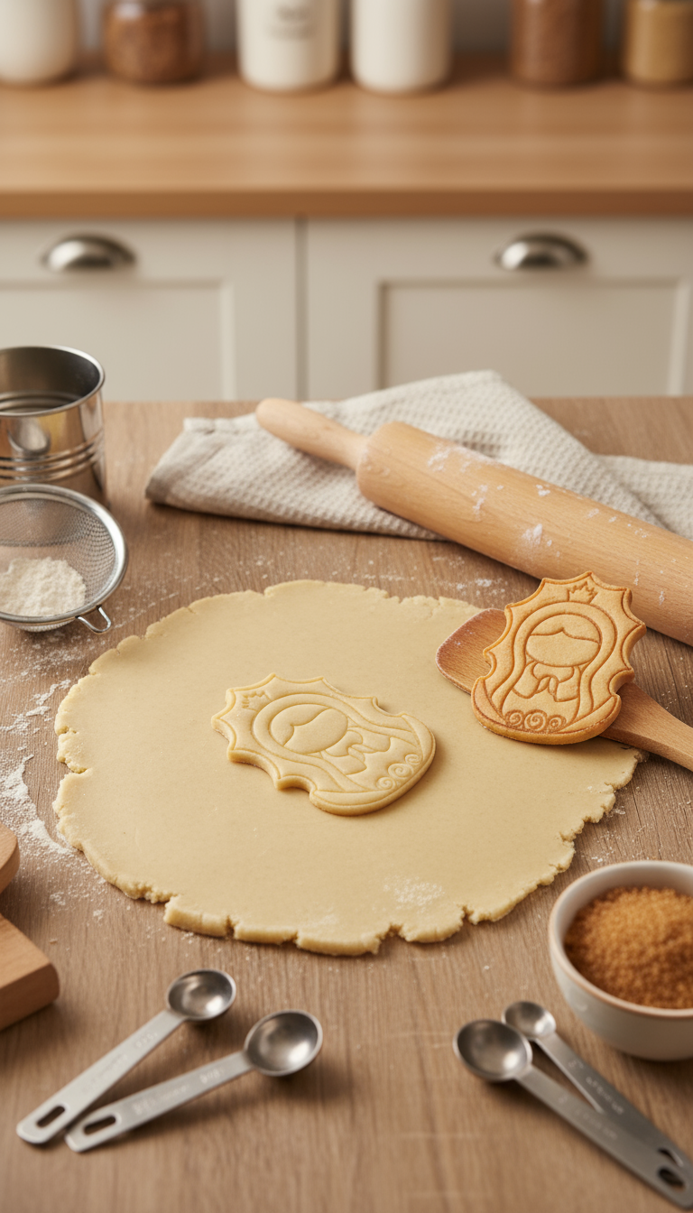 Cortador de Galletas "Virgencita" con Plantilla Navidad Repostería 🎄🍪✨