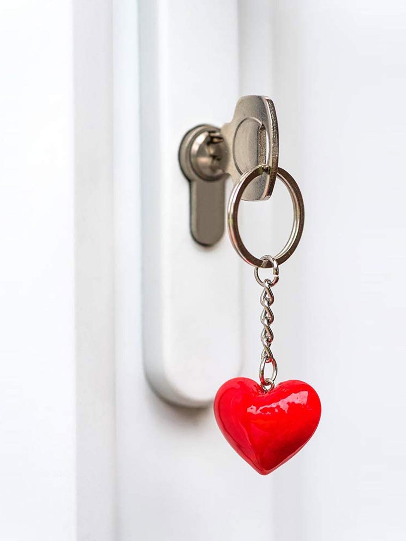 50 Argollas Redondas Plateadas con Cadena Para Llavero y Bisutería 🔑✨🔗