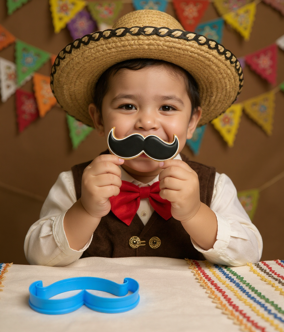 Cortadores de galletas "Bigotes"