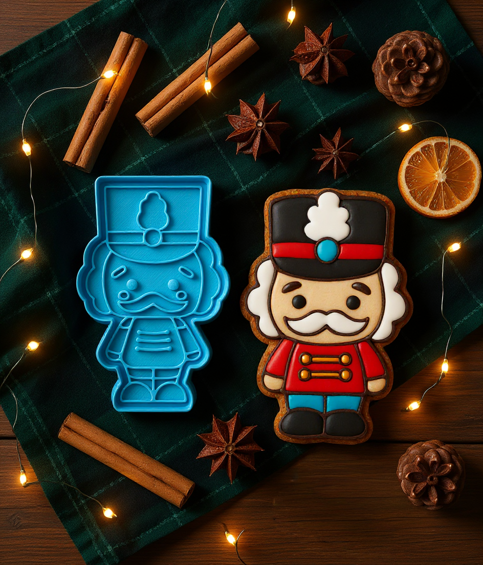 Cortador y Marcador de Galletas Soldadito Cascanueces Navidad🎄🍪✨