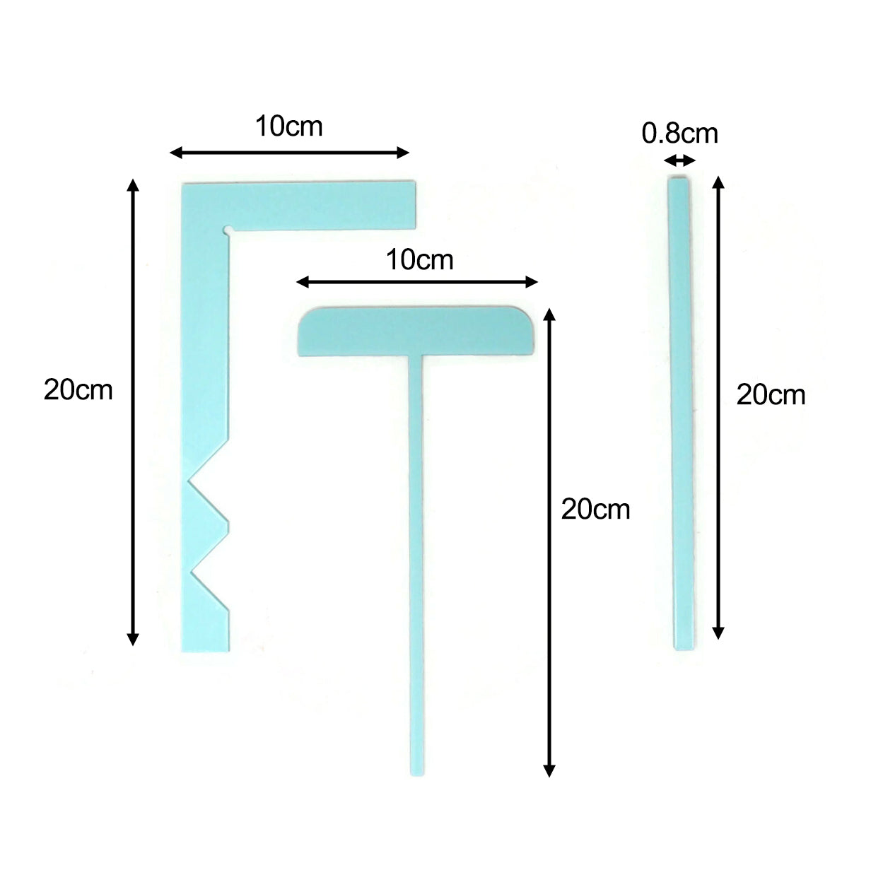Set de reglas para encuadernación "Menta"