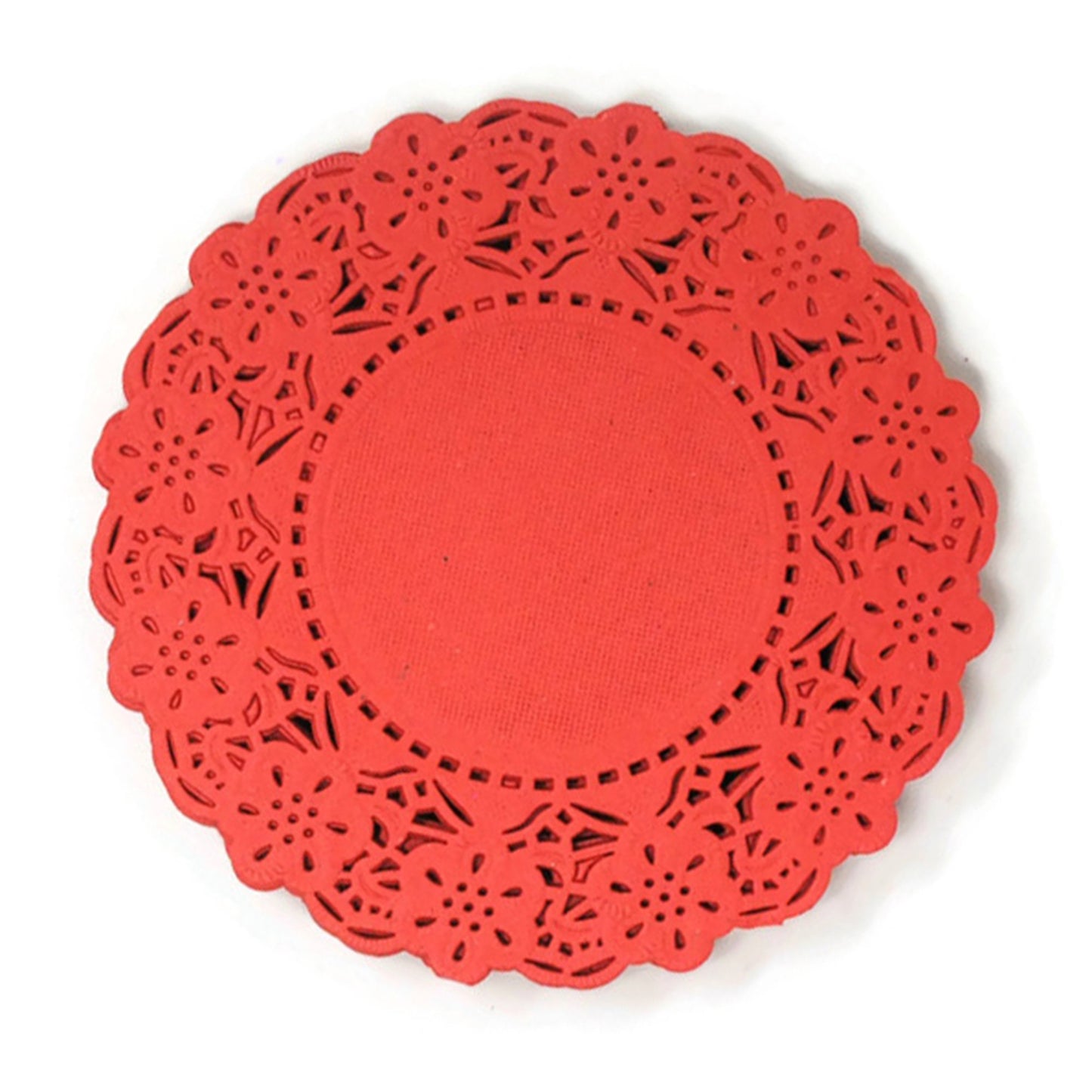 100 Blondas de Papel Rojo 12.5cm para Repostería, Fiesta y Candy Bar 🎂🎉❤️