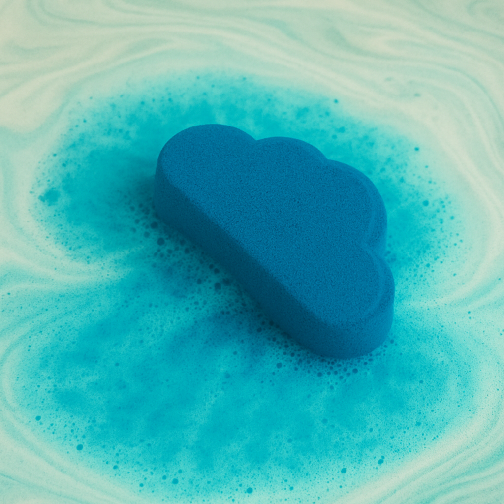 Molde tipo prensa 3 piezas Nube para shampoo sólido o bath bombs 🧼💜☁️