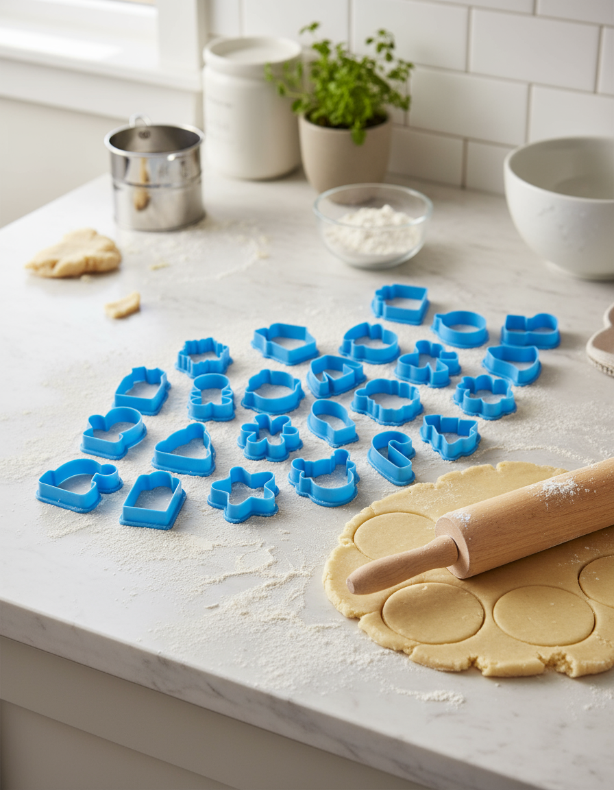 Set 24 Cortadores Galletas Calendario Adviento Navidad Mini 4 cm 🎄🍪✨🎁