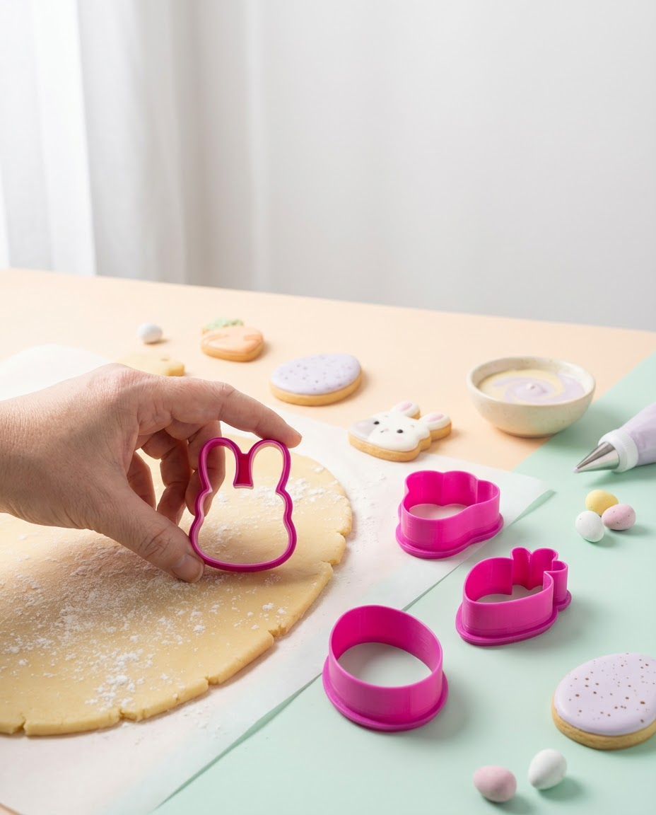 Set de Cortadores de Galletas Mini para Pascua 🐰🥕