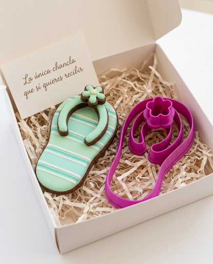 Cortador de Galletas "Chancla" – Divertido Set para Día de las Madres 🍪👡✨
