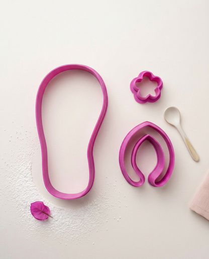 Cortador de Galletas "Chancla" – Divertido Set para Día de las Madres 🍪👡✨