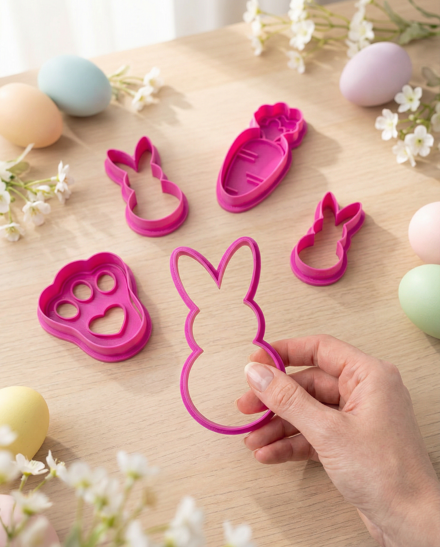Set de Cortadores de Galletas para Pascua 🐰🥕