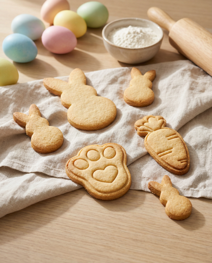Set de Cortadores de Galletas para Pascua 🐰🥕