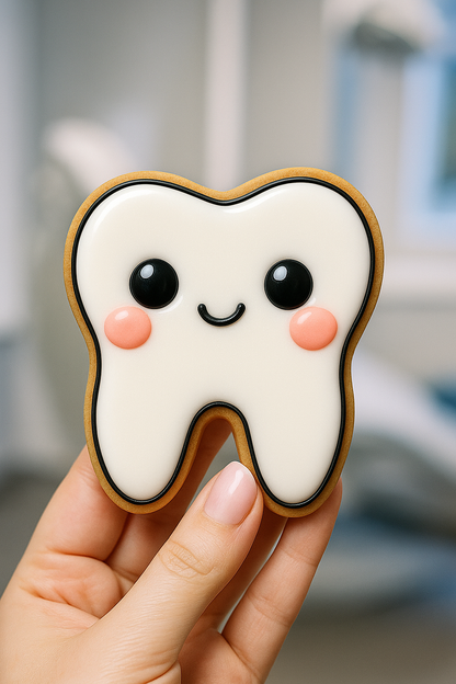 Juego de Cortadores de Galletas "Muelitas" Dientes – Set de 3 Tamaños para Repostería 🍪🦷✨