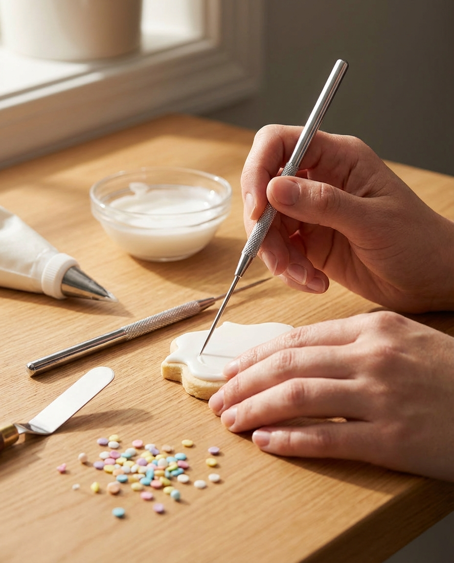 Juego de 2 punzones de metal para decoración de galletas, arcilla o encuadernación 🍪🎨📚