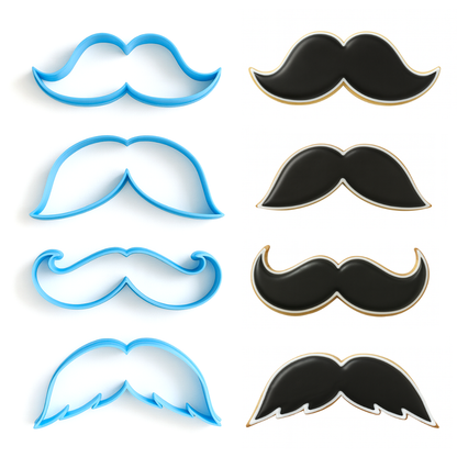 Cortadores de galletas "Bigotes"