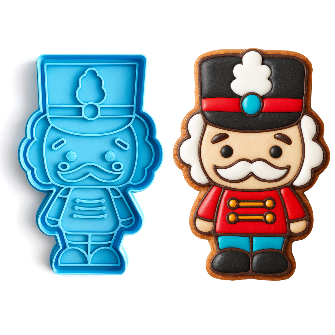 Cortador y Marcador de Galletas Soldadito Cascanueces Navidad🎄🍪✨