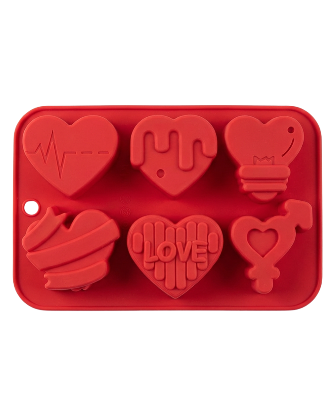 Molde de silicona para repostería, velas y jabones - Corazones San Valentín 🧁❤️🧼