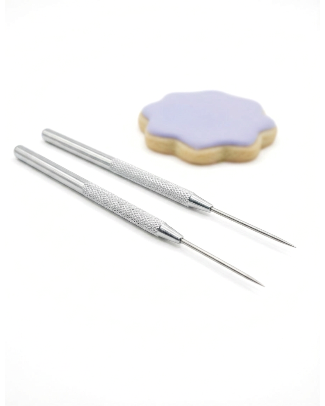 Juego de 2 punzones de metal para decoración de galletas, arcilla o encuadernación 🍪🎨📚