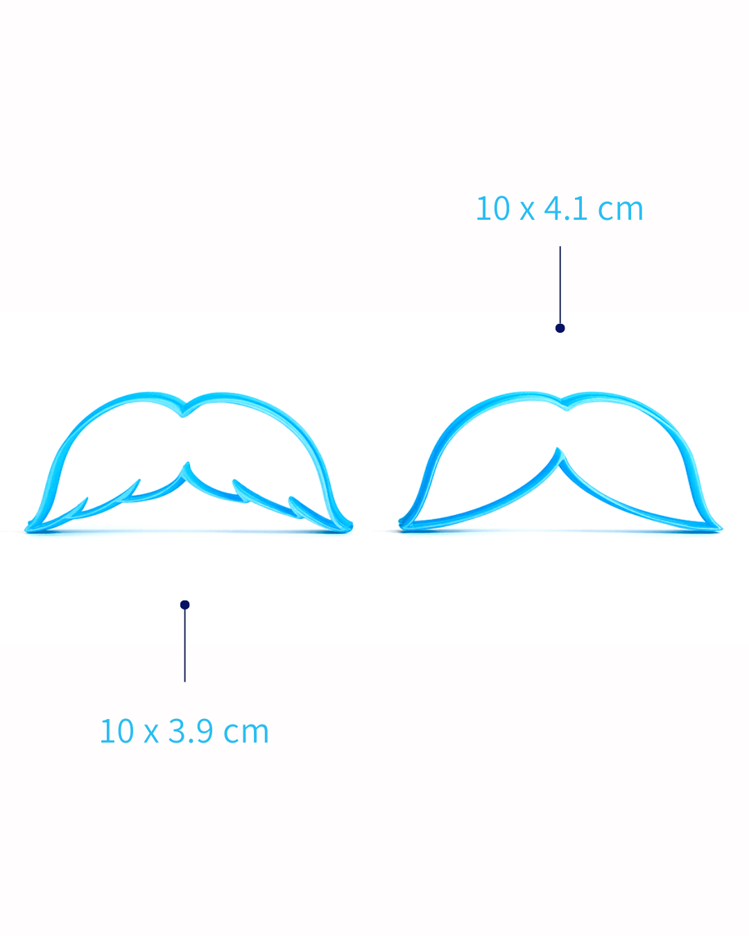 Cortadores de galletas "Bigotes"