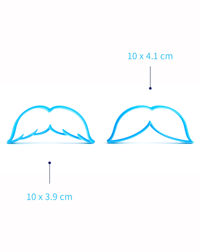 Cortadores de galletas "Bigotes"