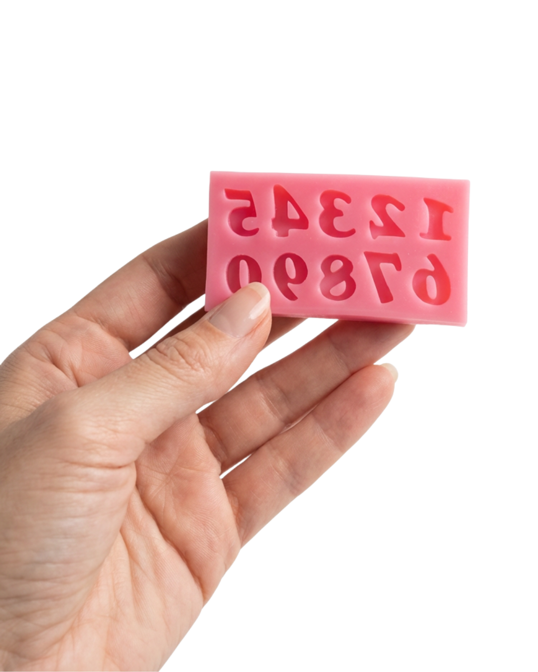 Molde de silicona para números pequeño para repostería 🎂🔢🍫