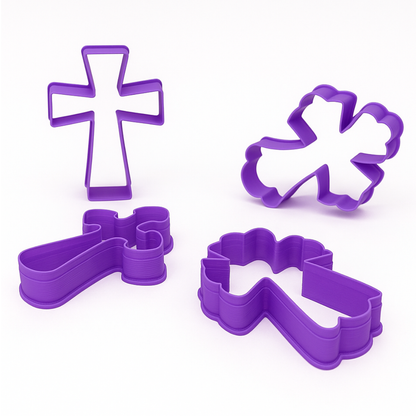 Cortadores De Galletas "Cruces" Primera Comunión