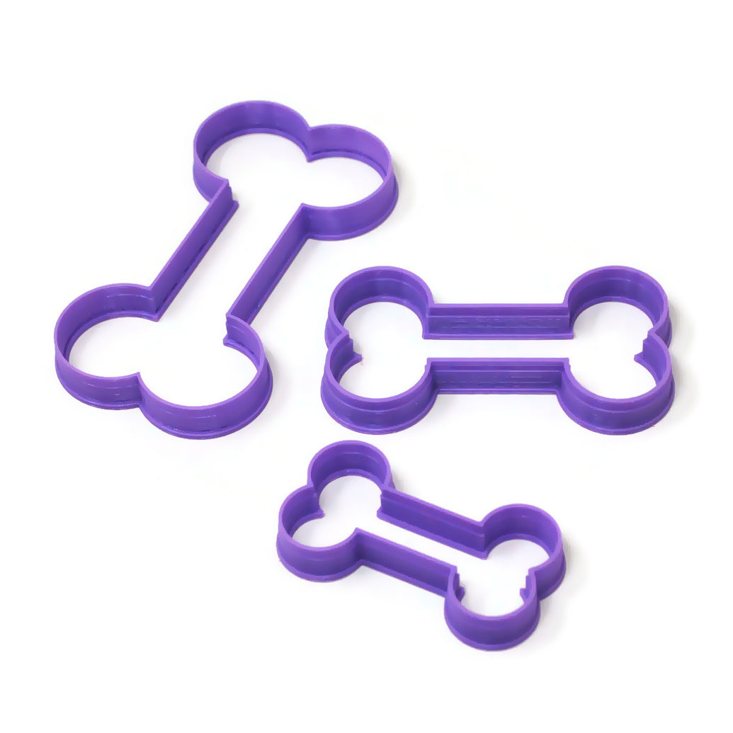 Kit Cortadores de Galletas "Huesitos & Huellitas" 🐾🍪💜 Premios