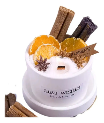 🕯️ Molde Silicona para Velas Navideñas: Canela, Naranja, Anís, Arroz con Leche 🎄