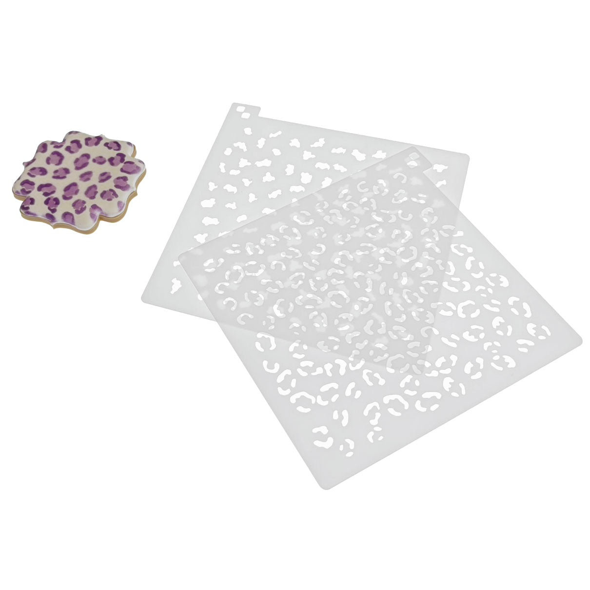 Set de Esténciles Animal Print 🐆🦓🦒 – Decoración para Galletas