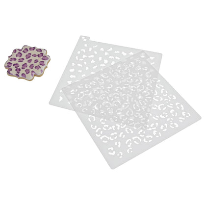 Set de Esténciles Animal Print 🐆🦓🦒 – Decoración para Galletas