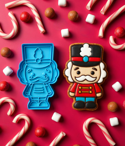 Cortador y Marcador de Galletas Soldadito Cascanueces Navidad🎄🍪✨
