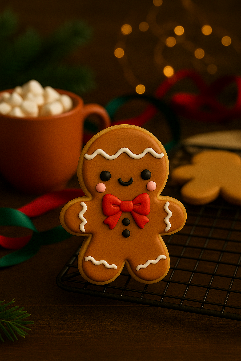 Cortador y marcador de galletas Muñeco de Jengibre 🎄🍪✨