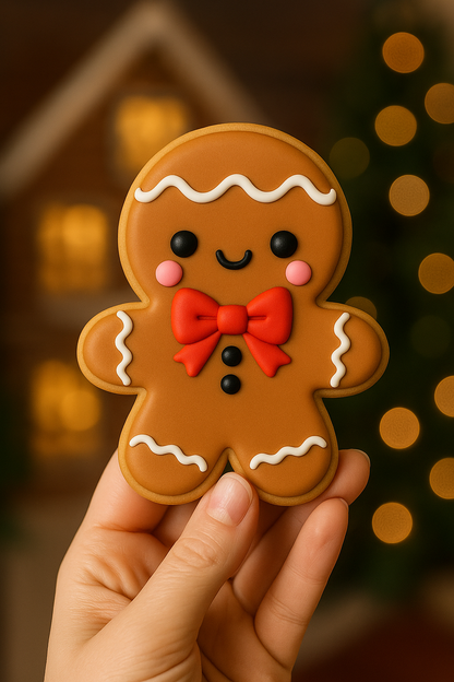 Cortador y marcador de galletas Muñeco de Jengibre 🎄🍪✨