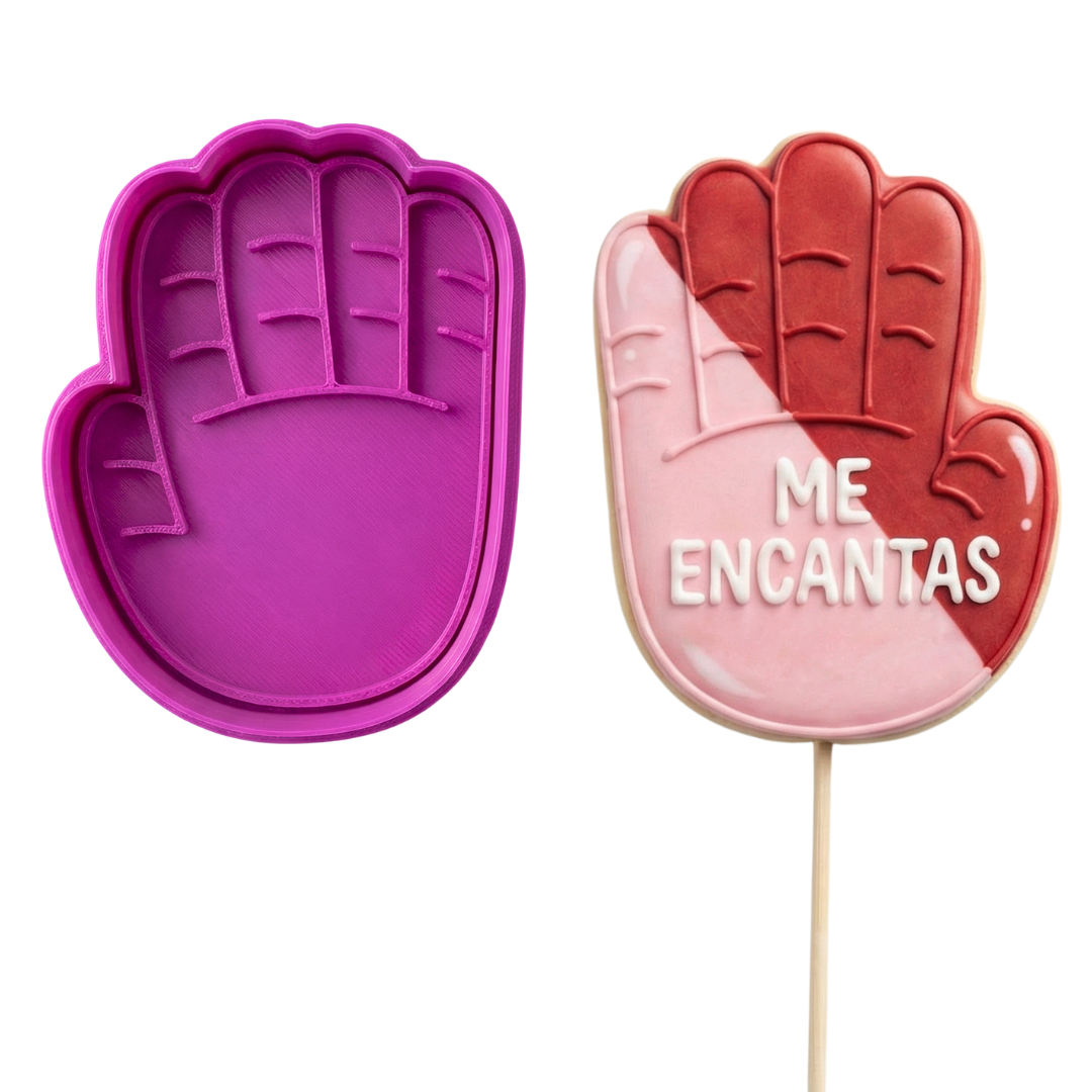 Cortador y Marcador de Galleta Manita – Ideal para San Valentín Suerte 💕🍪✨