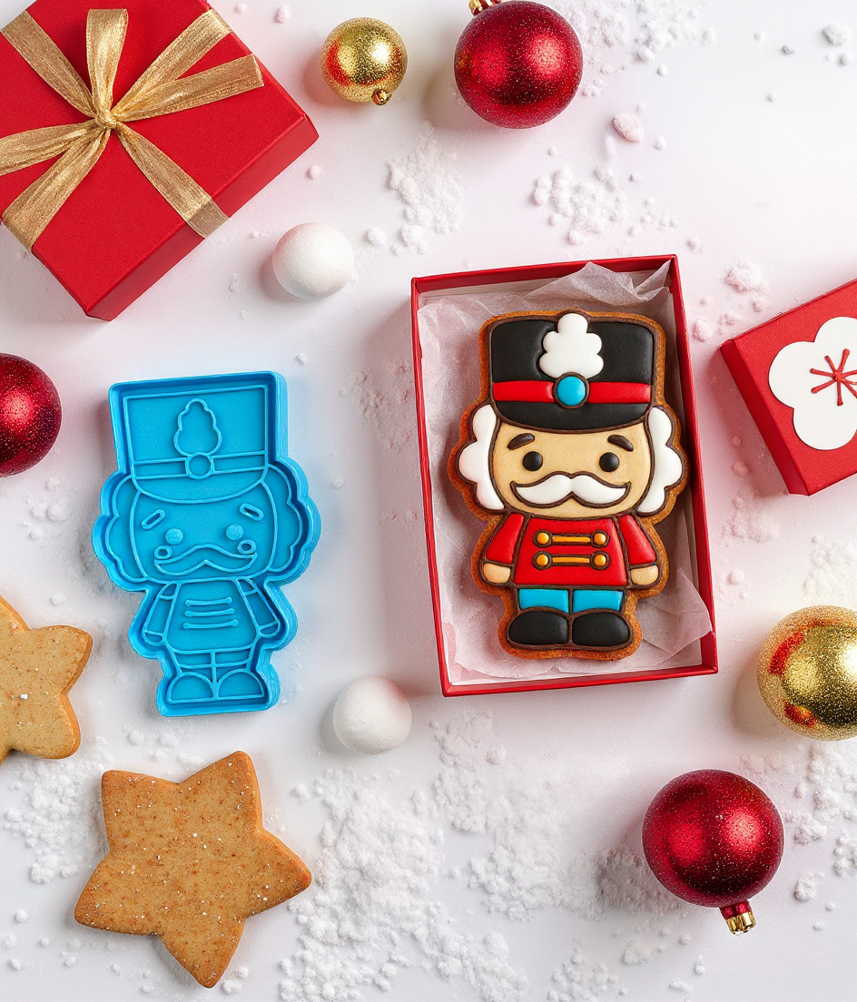 Cortador y Marcador de Galletas Soldadito Cascanueces Navidad🎄🍪✨