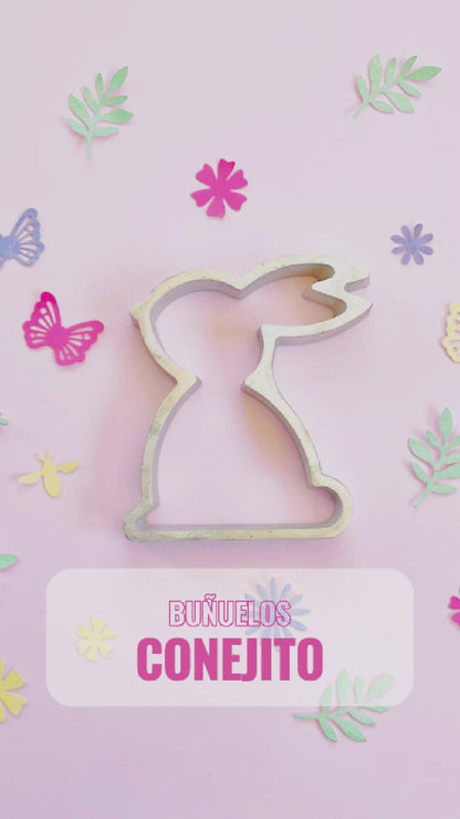 Molde para Buñuelo de Viento "Conejito" – Ideal para Pascua y Repostería Creativa 🐰🍩✨