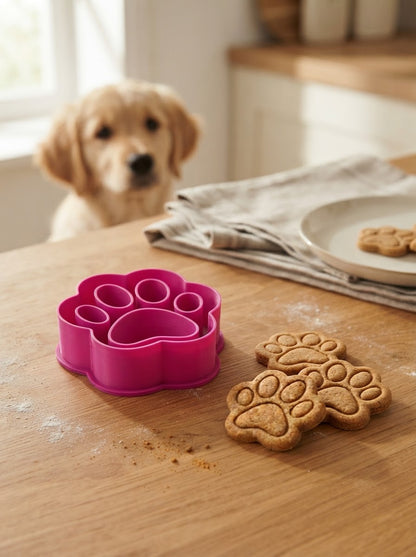 Cortador de Galletas "Huellita de Perro" – Snacks y Premios para Mascotas 🐾🍪✨