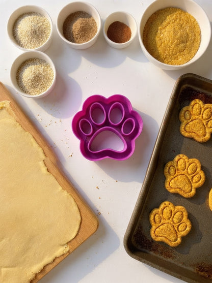 Cortador de Galletas "Huellita de Perro" – Snacks y Premios para Mascotas 🐾🍪✨
