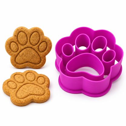 Cortador de Galletas "Huellita de Perro" – Snacks y Premios para Mascotas 🐾🍪✨