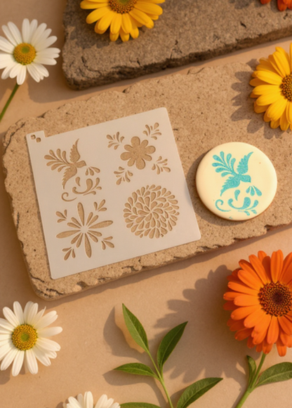 Set de Esténciles Talavera para Fiestas Patrias 🎉🇲🇽🍪 – Decoración para Galletas