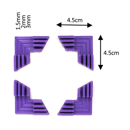 Set de 4 esquineros estabilizadores para cartonaje