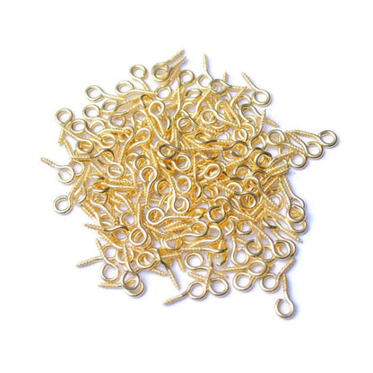 200 Mini Armellas Para Joyería Dorado Armellas