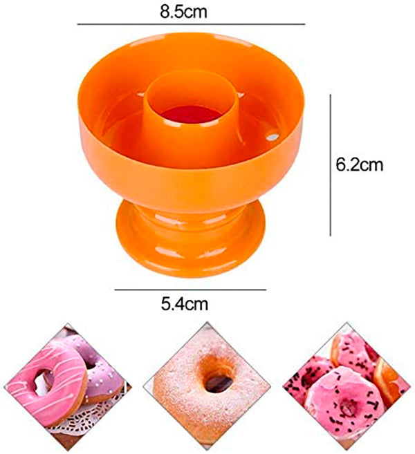 Cortador circular de plástico para dona rosquillas galletas 8.5cm