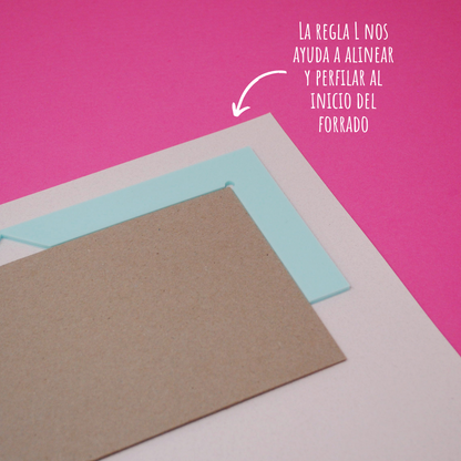 Set de reglas para encuadernación "Menta"