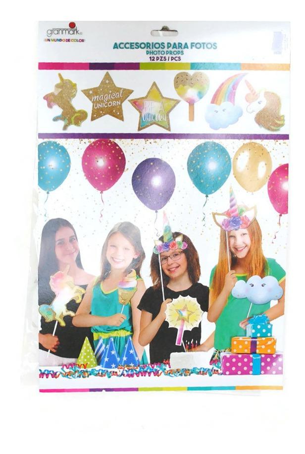 11 Letreros Fotos Photoboot Fiesta Unicornio Props Selfie