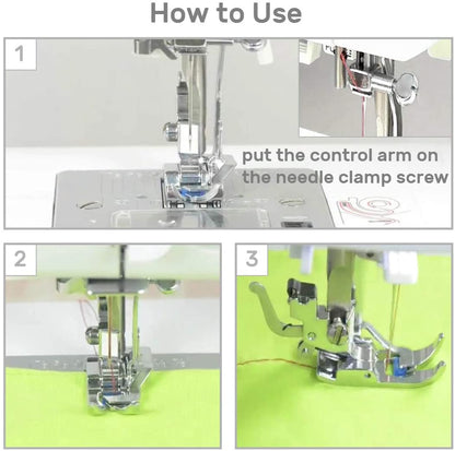 Prensatelas para tejidos de punto para maquinas de coser casera