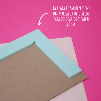 Set de reglas para encuadernación "Menta"