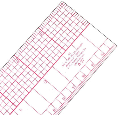 Regla recta de 61cm/24 pulgadas para costura y patronaje