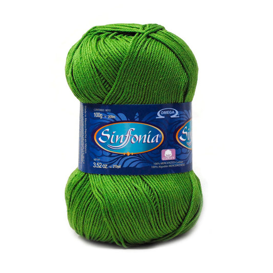 Hilaza Sinfonía Marca Omega 100g (220m) - Verde Hoja C840