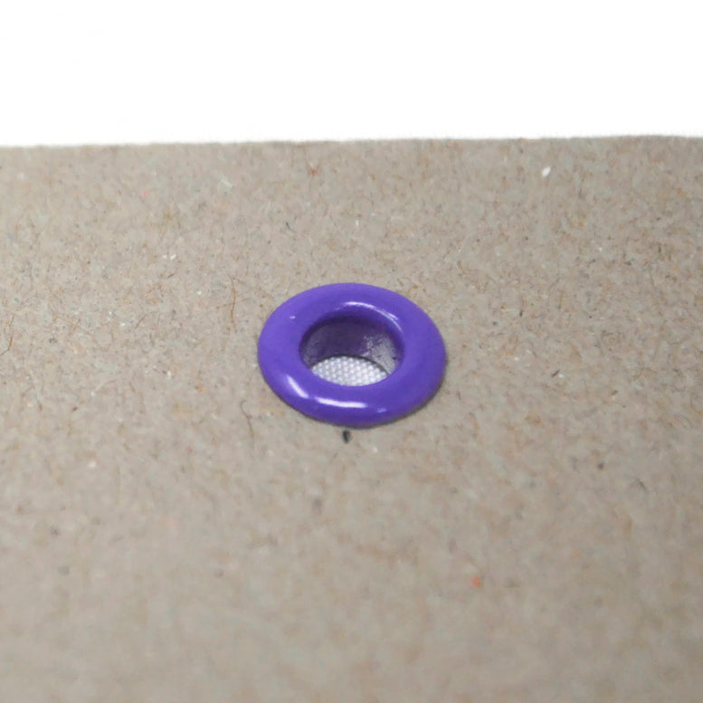 50 ojillos con arandela 4mm "Morado"