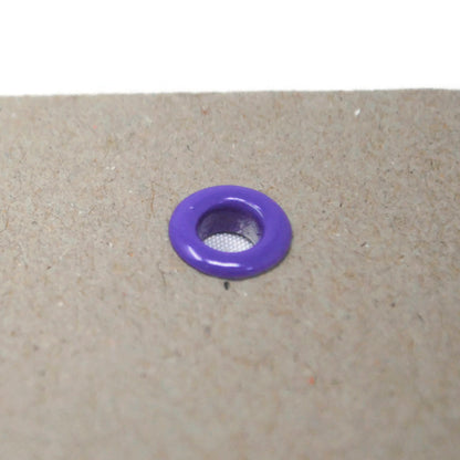 50 ojillos con arandela 4mm "Morado"