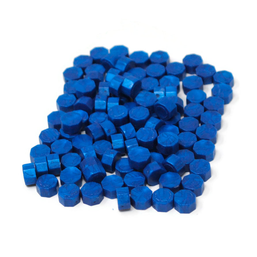 Bolsa de 100 pastillas de lacre para sellos "Azul"